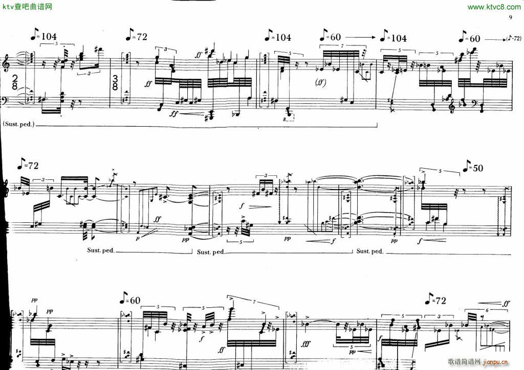 Berio Sequenza IV(钢琴谱)10
