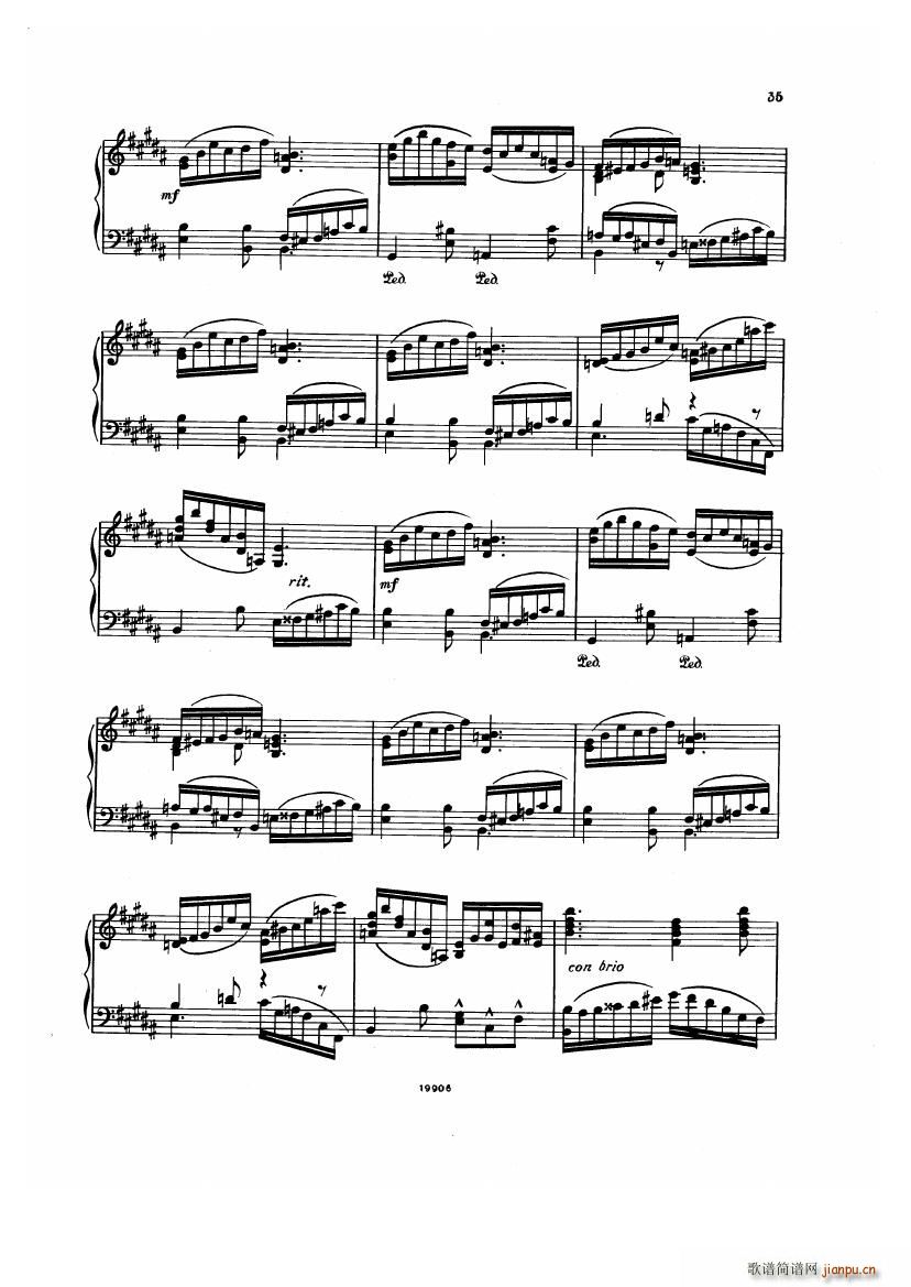 Albeniz op 65 Etudes no 1 7(钢琴谱)35