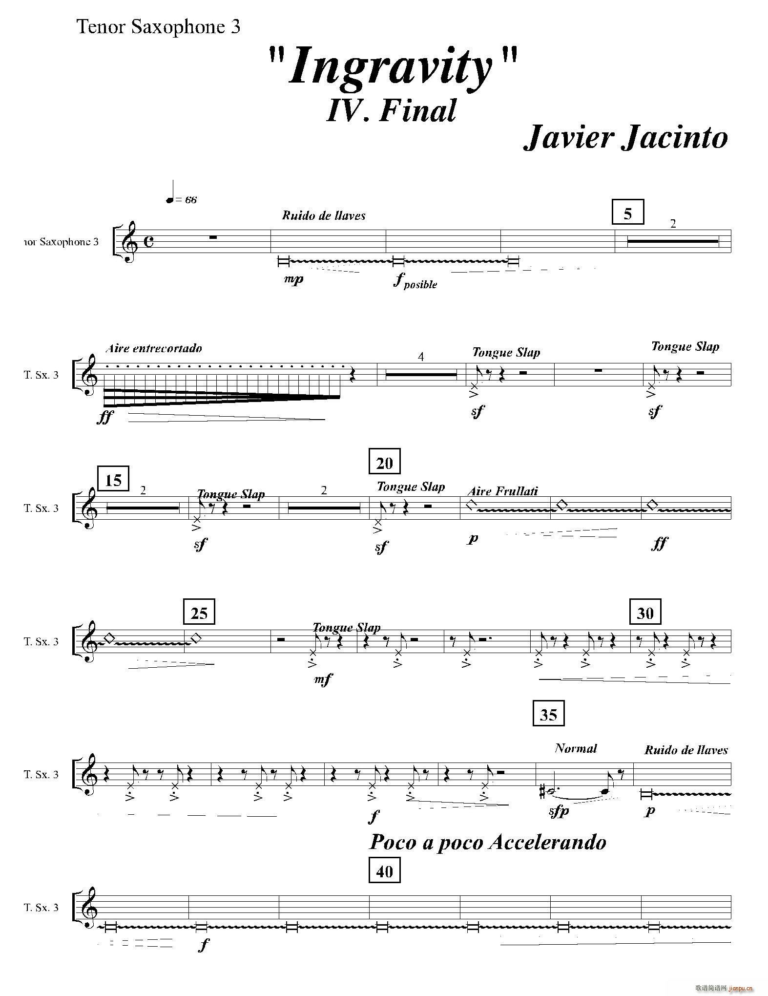 Ingravity 第四乐章 第三次中音萨克斯(十字及以上)1