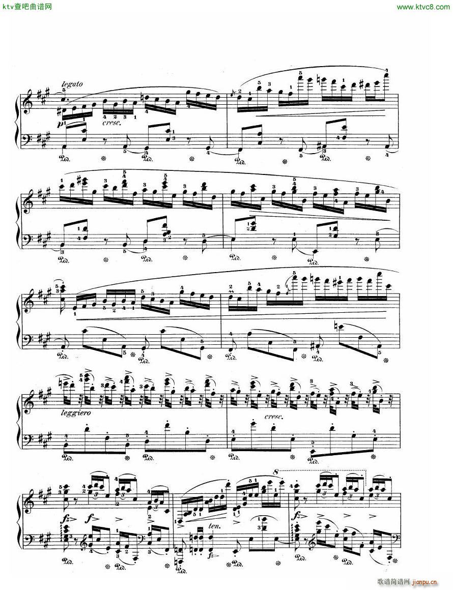 Chopin Allegro de Concerto Op 46(钢琴谱)25