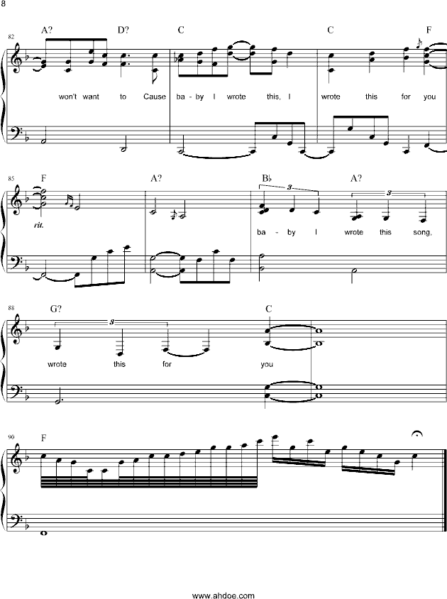 Singalongsong(钢琴谱)8