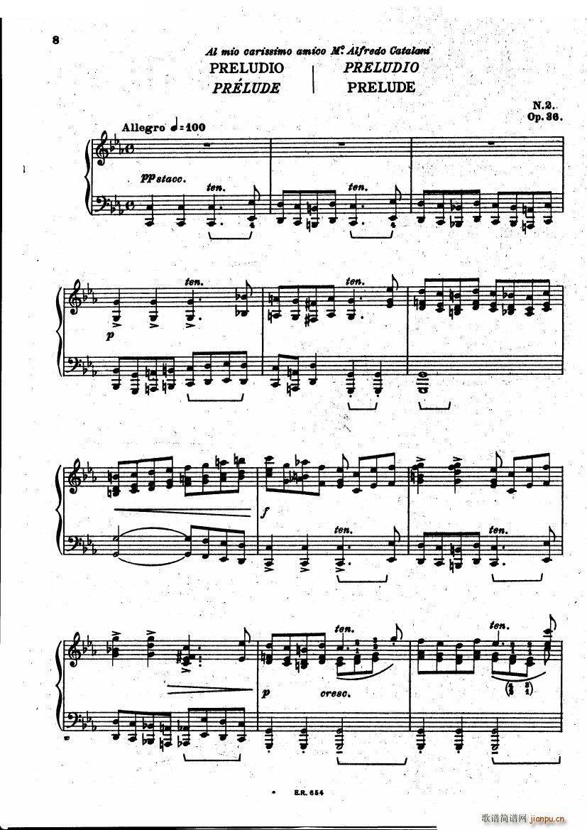 BUSONI Prelude and fugue op21 1(钢琴谱)8