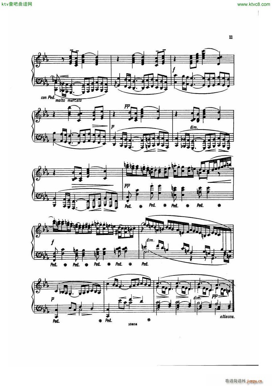 Edward Elgar Enigma Variations Op 36(钢琴谱)12