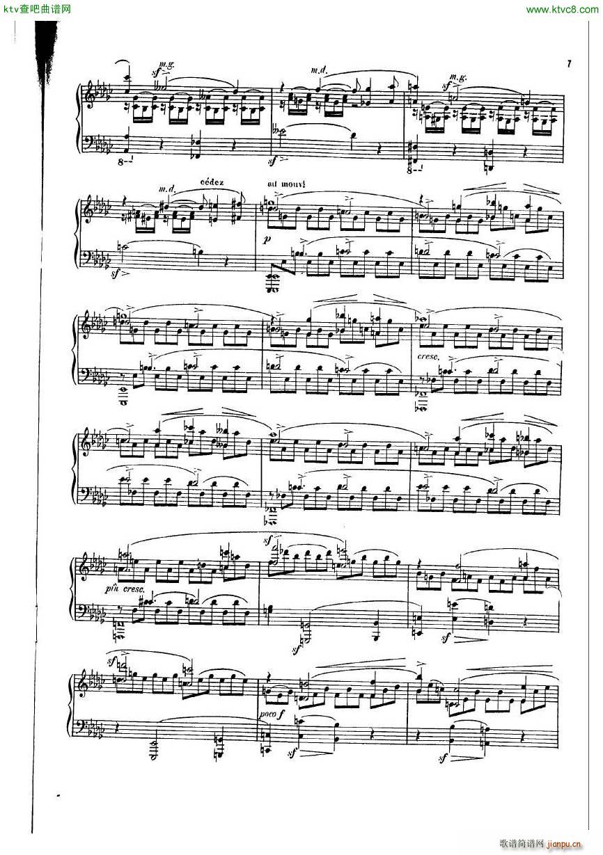 dukas sonata(钢琴谱)6