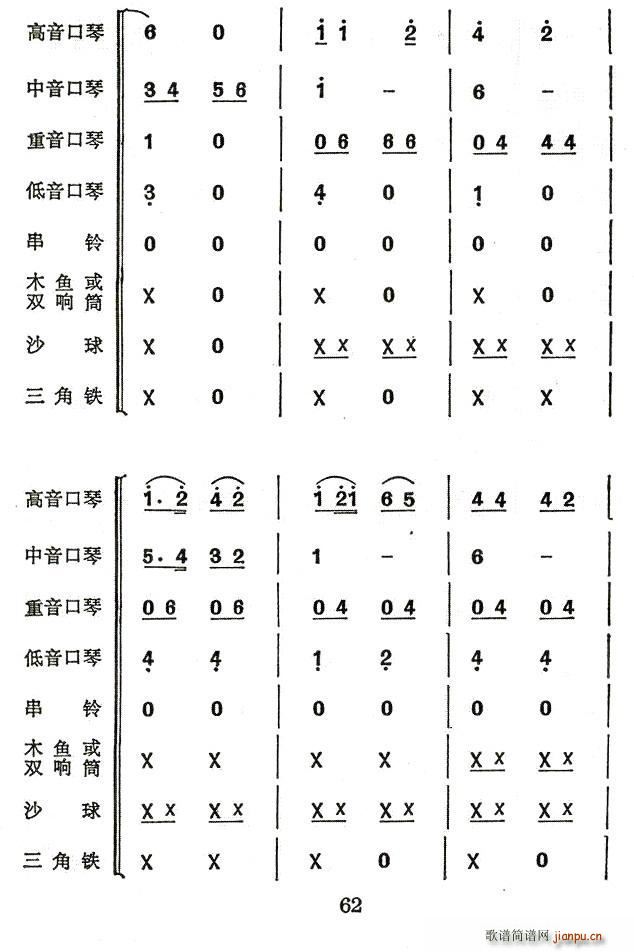 我心爱的小马车 合奏(口琴谱)7