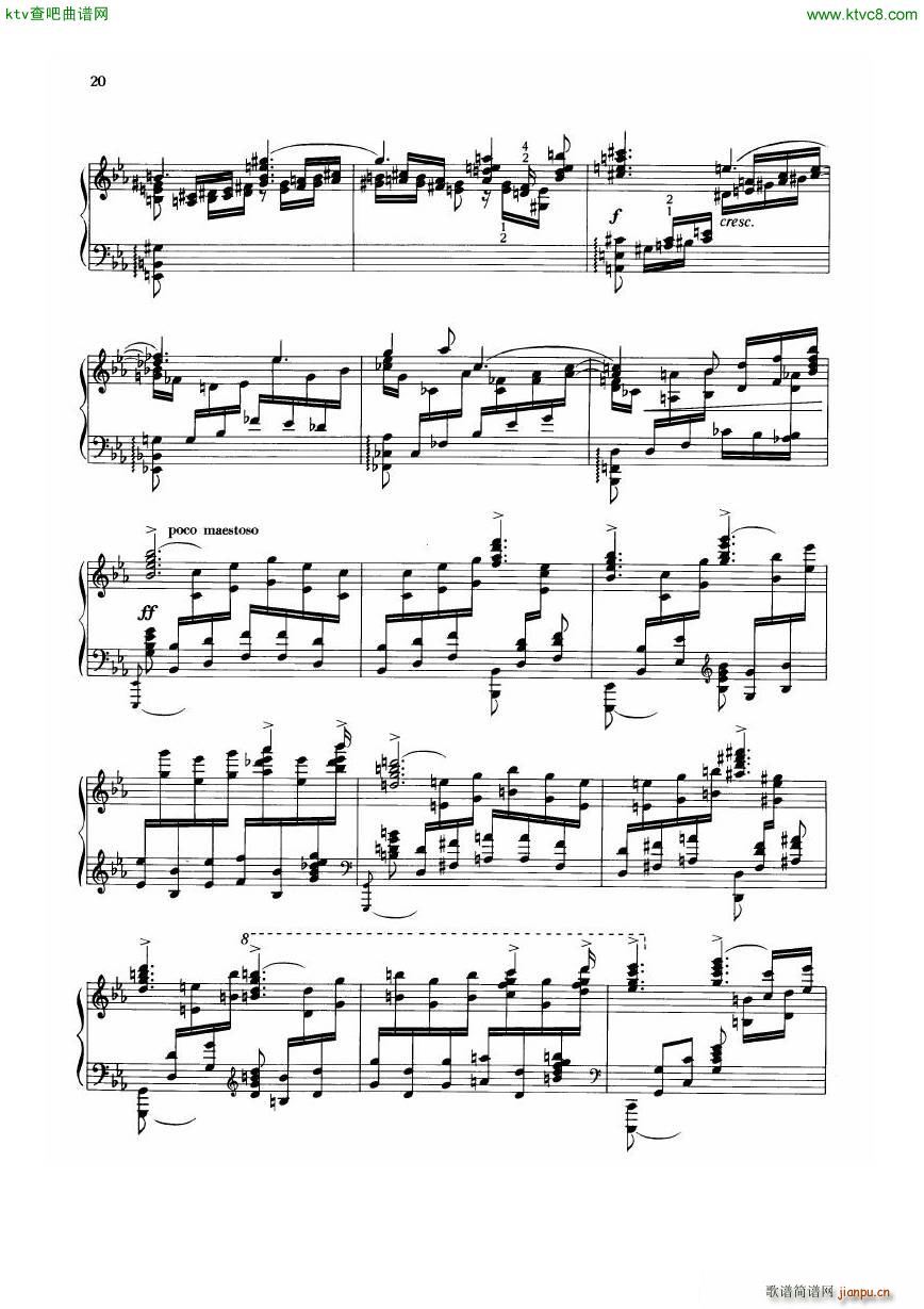 Dohnanyi Etude Op 28 3(钢琴谱)8