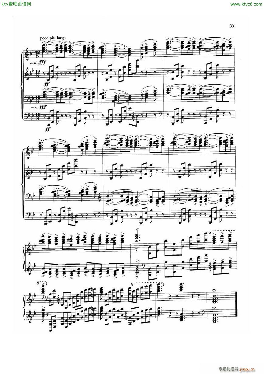 Dohnanyi Etude Op 28 4(钢琴谱)10