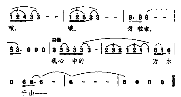 回乡的路(四字歌谱)3