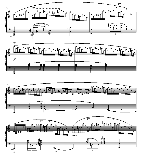 肖邦练习曲第２３首(钢琴谱)10