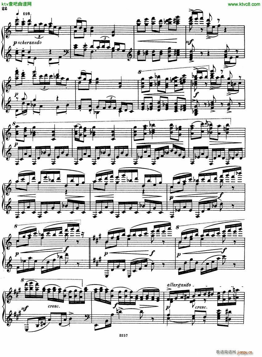 Glazunov Theme et Variations Op 72(钢琴谱)22