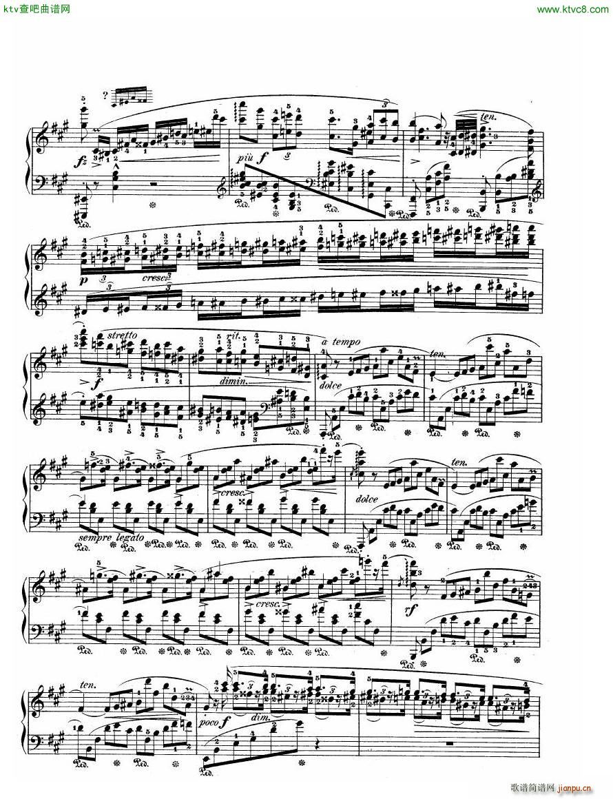 Chopin Allegro de Concerto Op 46(钢琴谱)23