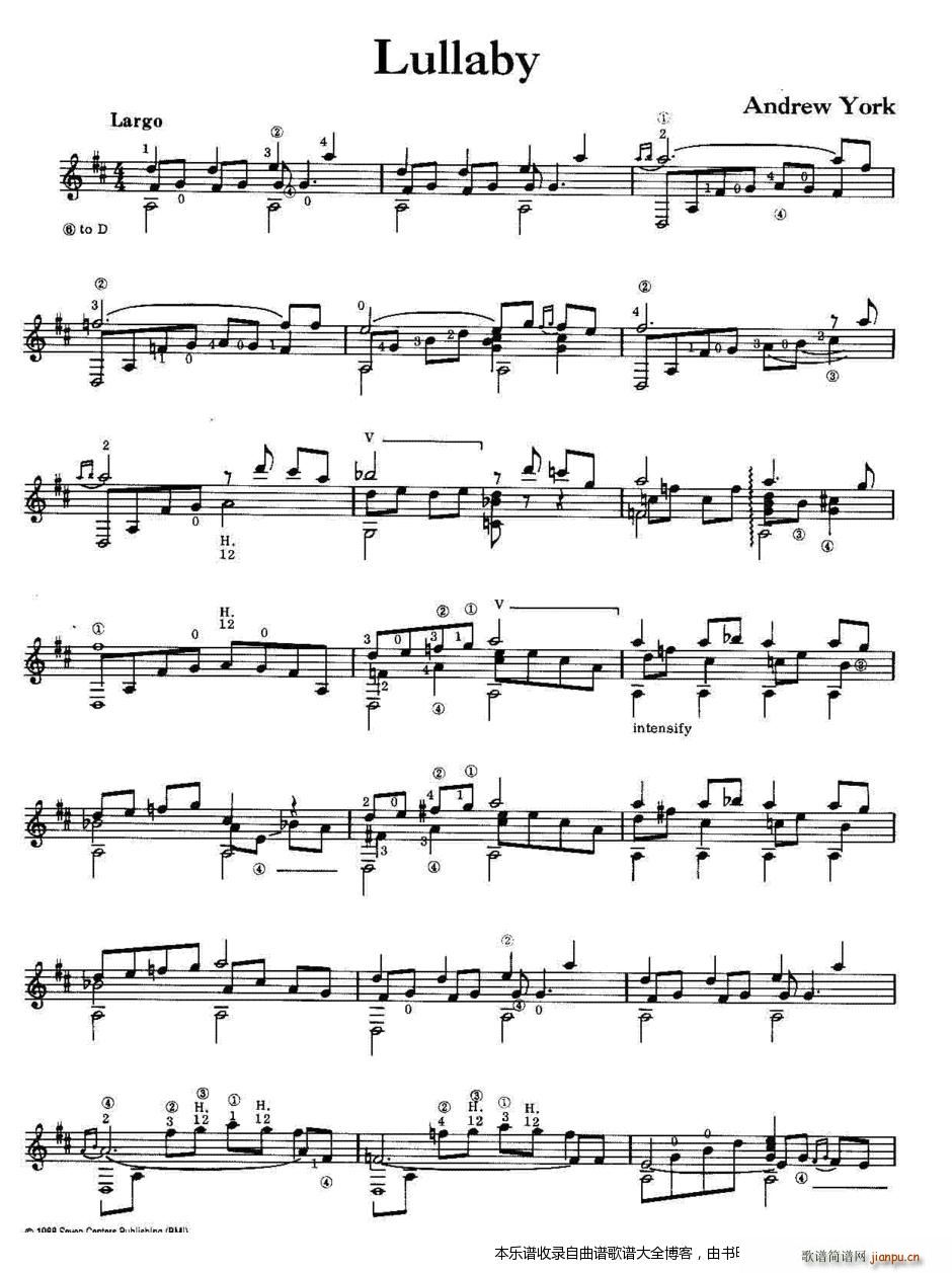 Lullaby约克 摇篮曲(十字及以上)1