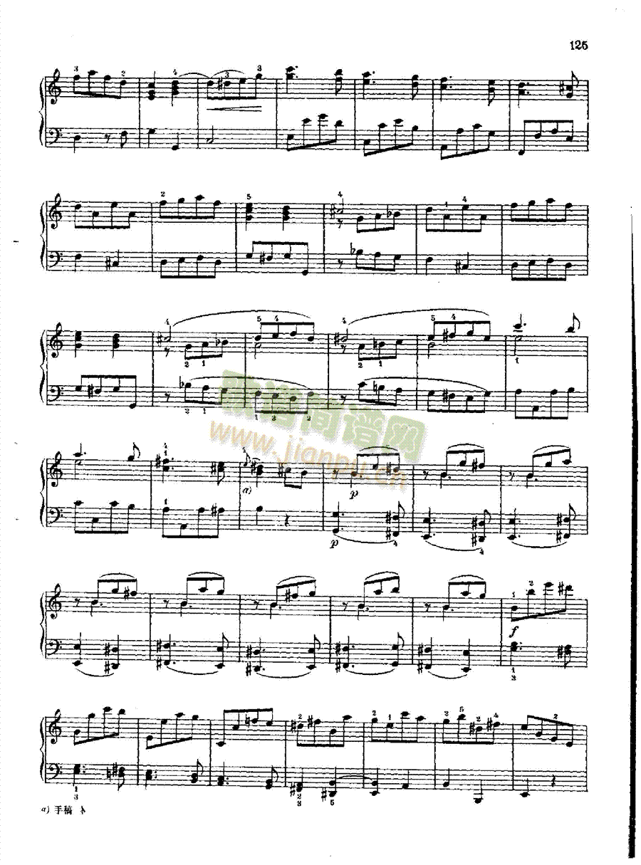 奏鸣曲Nr.810键盘类钢琴(钢琴谱)15