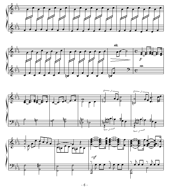 Bolero(钢琴谱)6