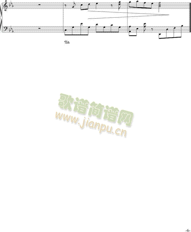 海啸之悲(钢琴谱)6