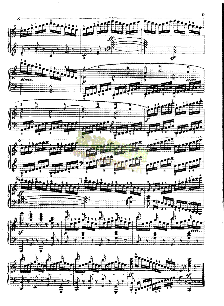 车尔尼299键盘类钢琴(其他乐谱)8