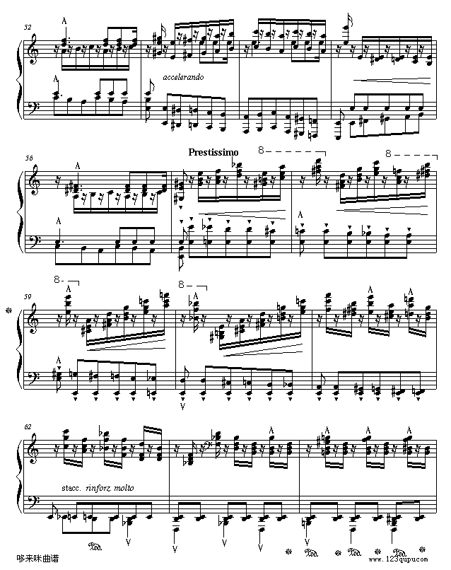 李斯特超凡练习曲第二首-李斯特(钢琴谱)5