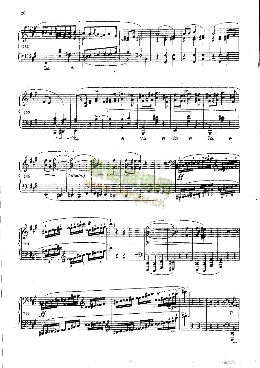 波洛涅兹OP.44键盘类钢琴(其他乐谱)14