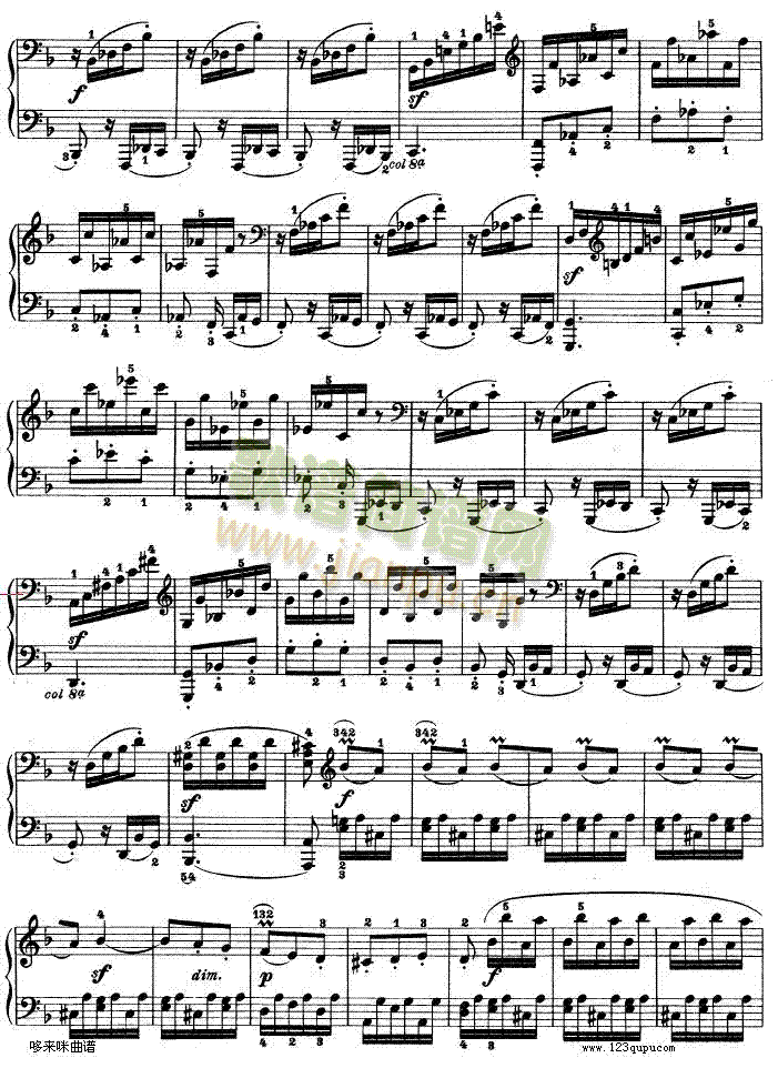 暴风雨-d小调第十七钢琴奏鸣曲-Op.31—2-贝多芬(钢琴谱)18