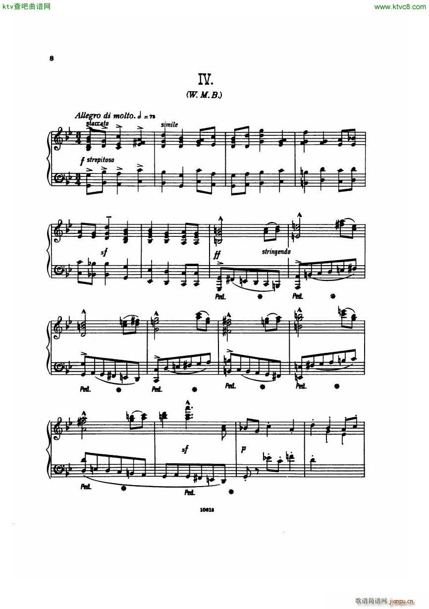 Edward Elgar Enigma Variations Op 36(钢琴谱)9