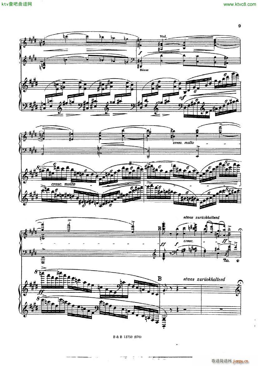 D Albert op 12 Piano Concerto No 2 part 1(钢琴谱)8