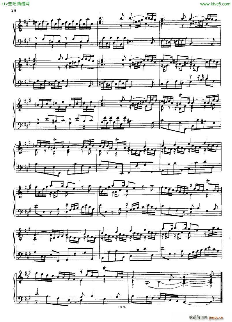 H ndel 1 Suiten for Piano Book 2(钢琴谱)25