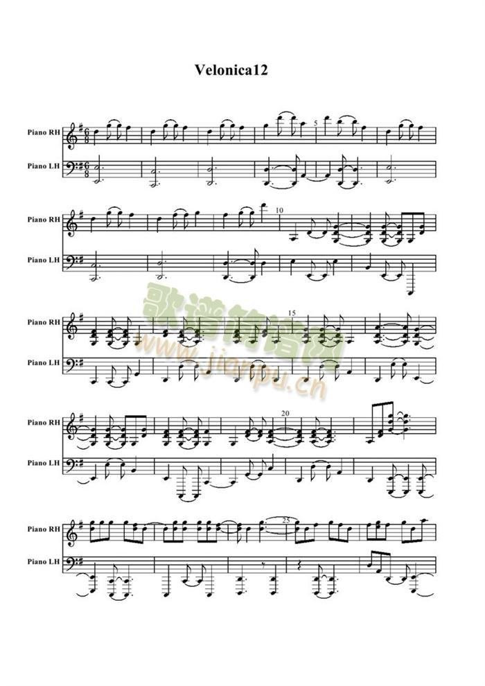 Velonica(吉他谱)1