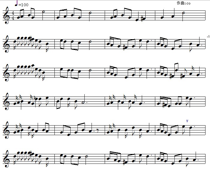 jaconey1(电子琴谱)3