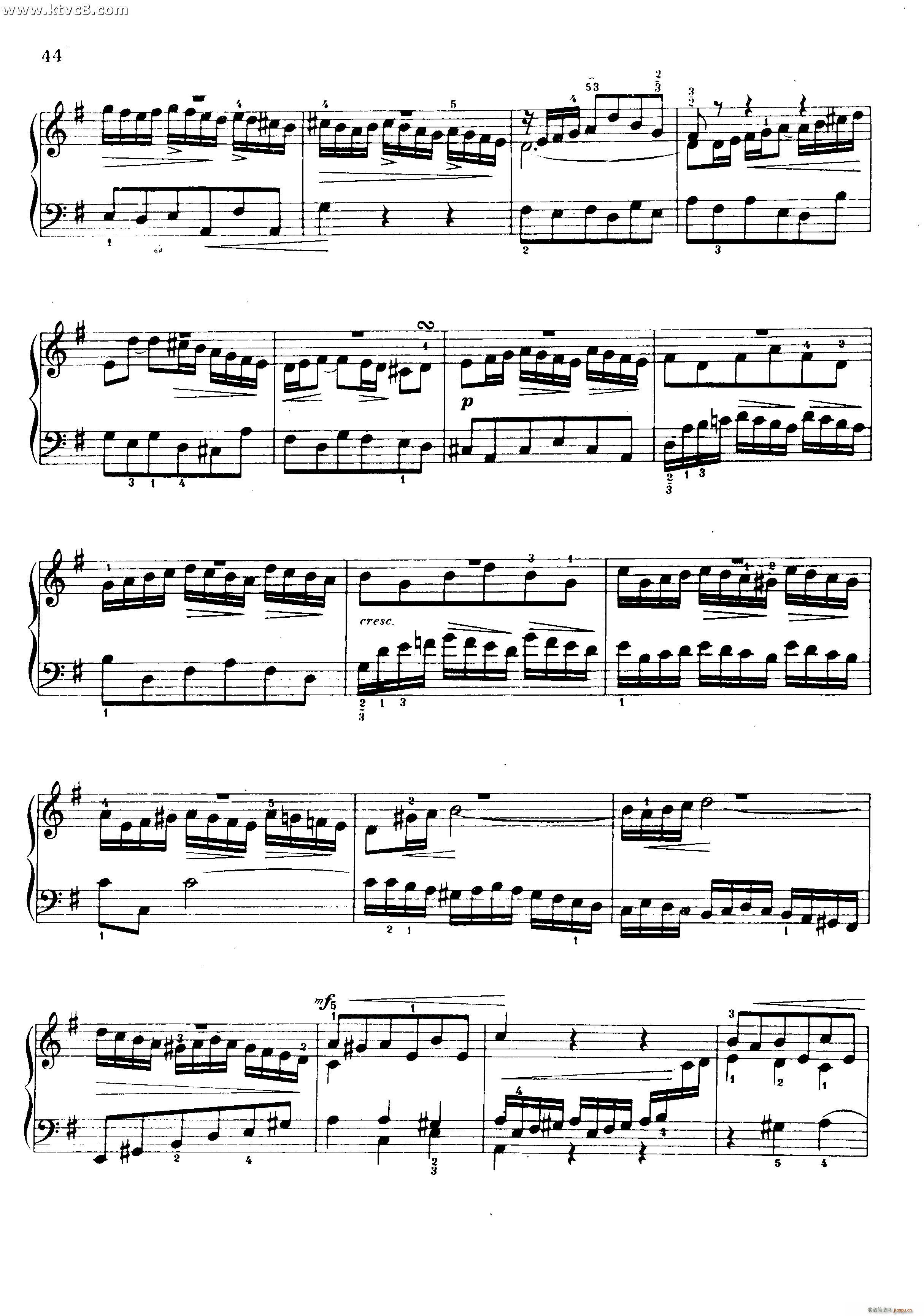 前奏曲与小赋格(七字歌谱)5