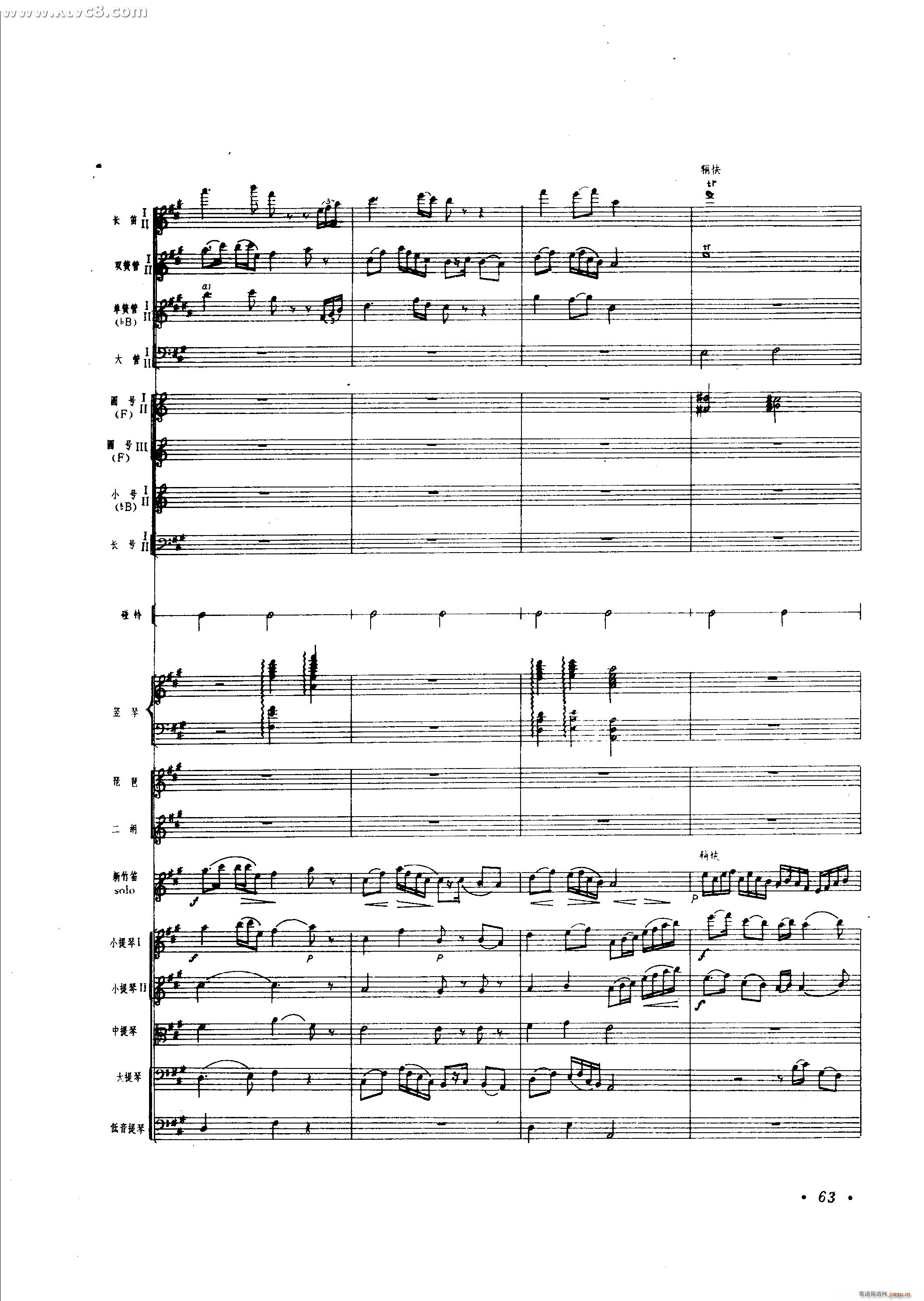 春光 新竹笛协奏曲(总谱)14