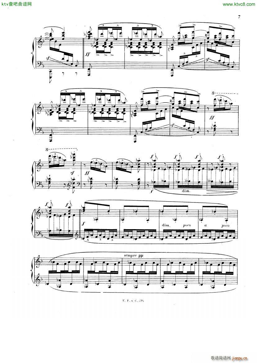 chevillard chabrier espana(钢琴谱)7