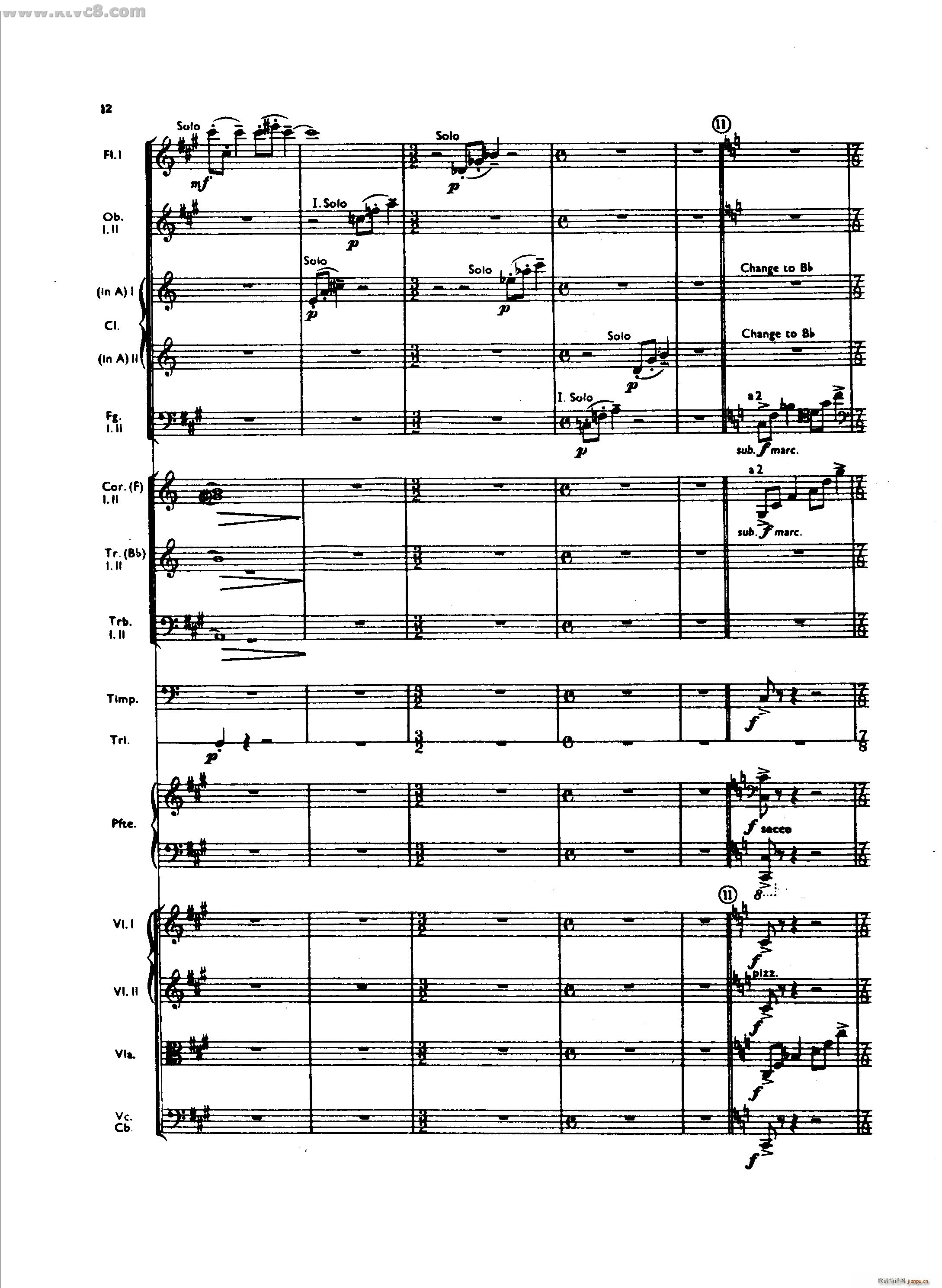 阿巴拉契亚山区的春天 第一部分(总谱)12