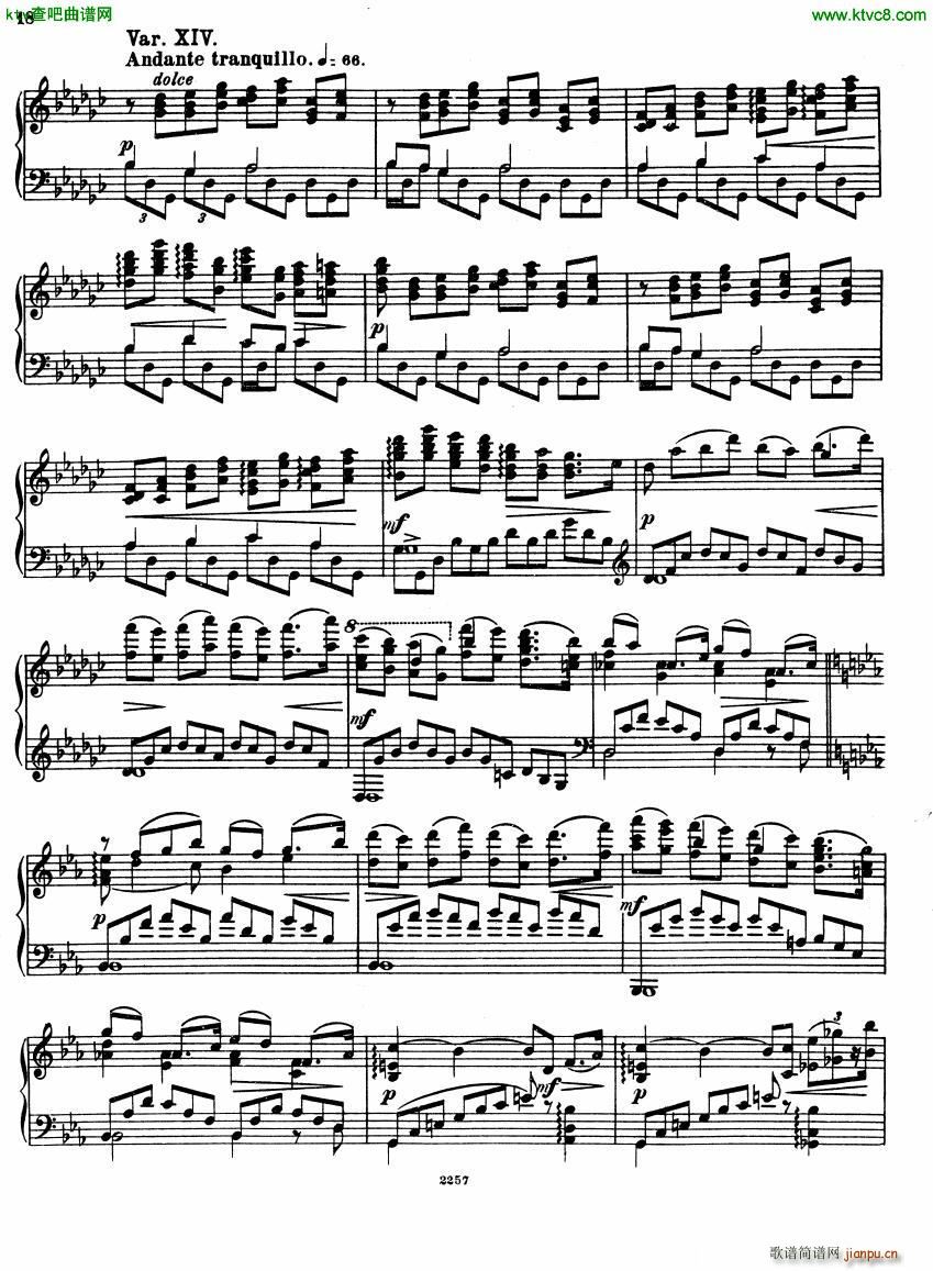 Glazunov Theme et Variations Op 72(钢琴谱)18