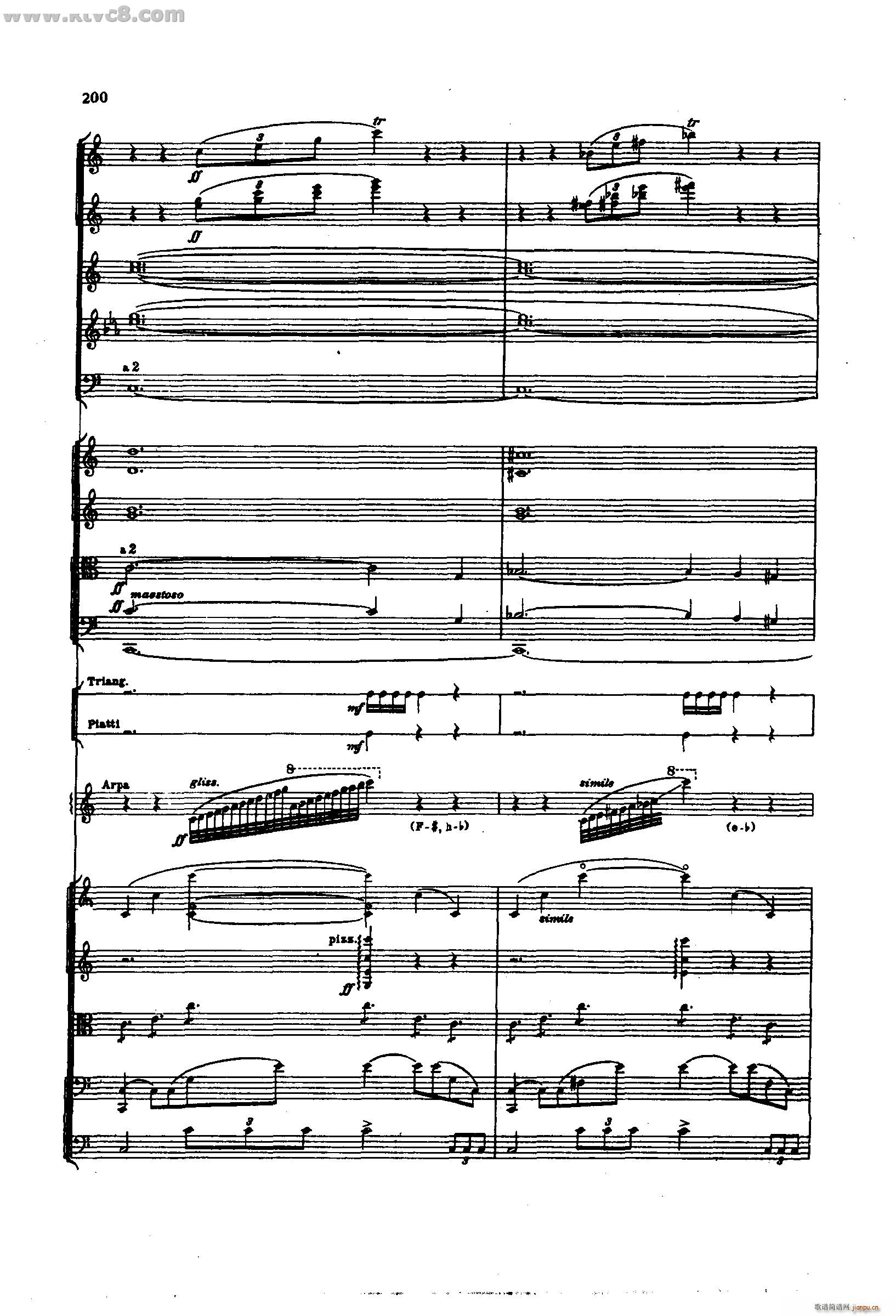 舍赫拉查达交响组曲 作品35 第五部分(总谱)10