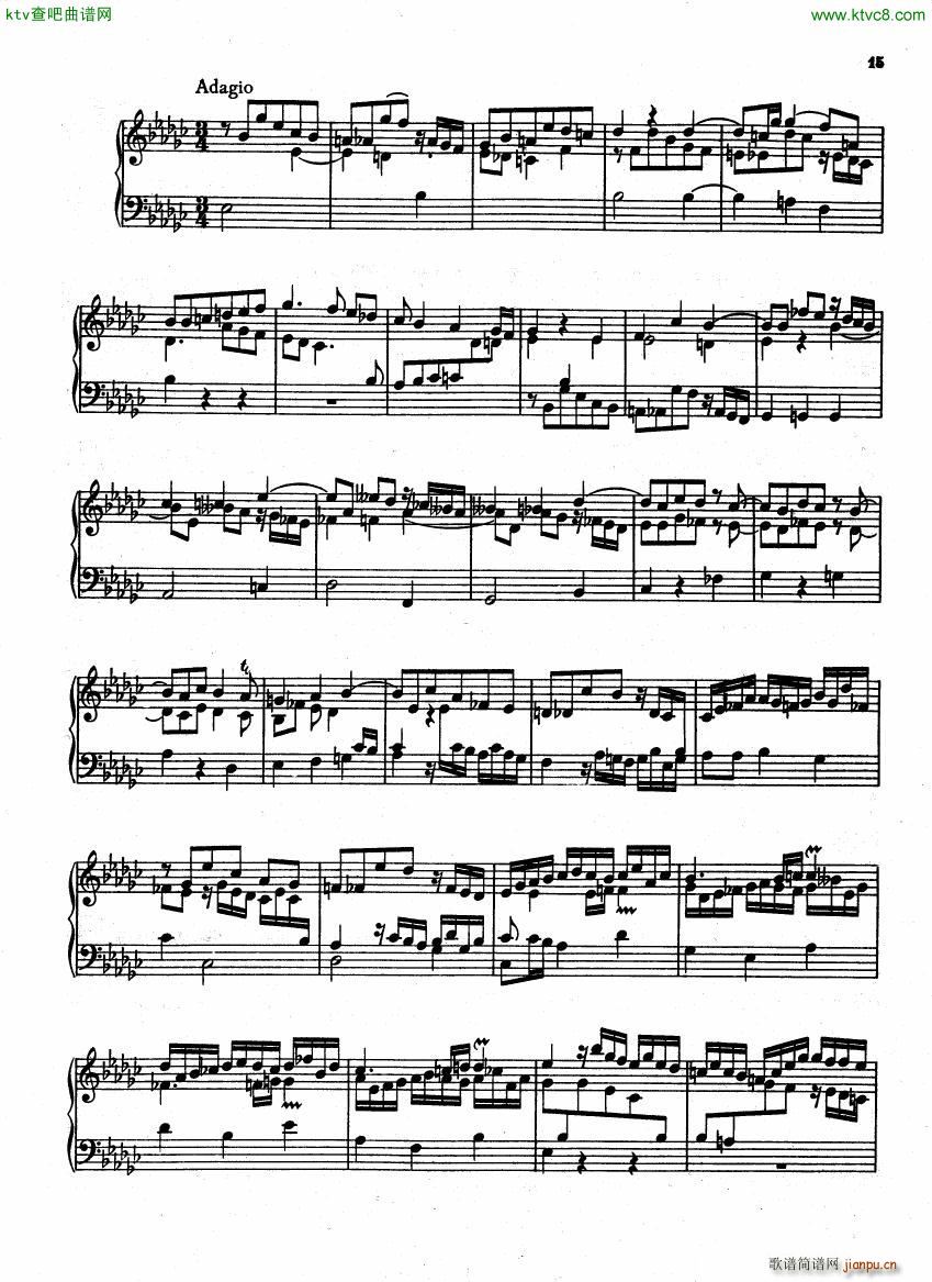 Bach CPE 6 Wurttemberg Sonatas(钢琴谱)38