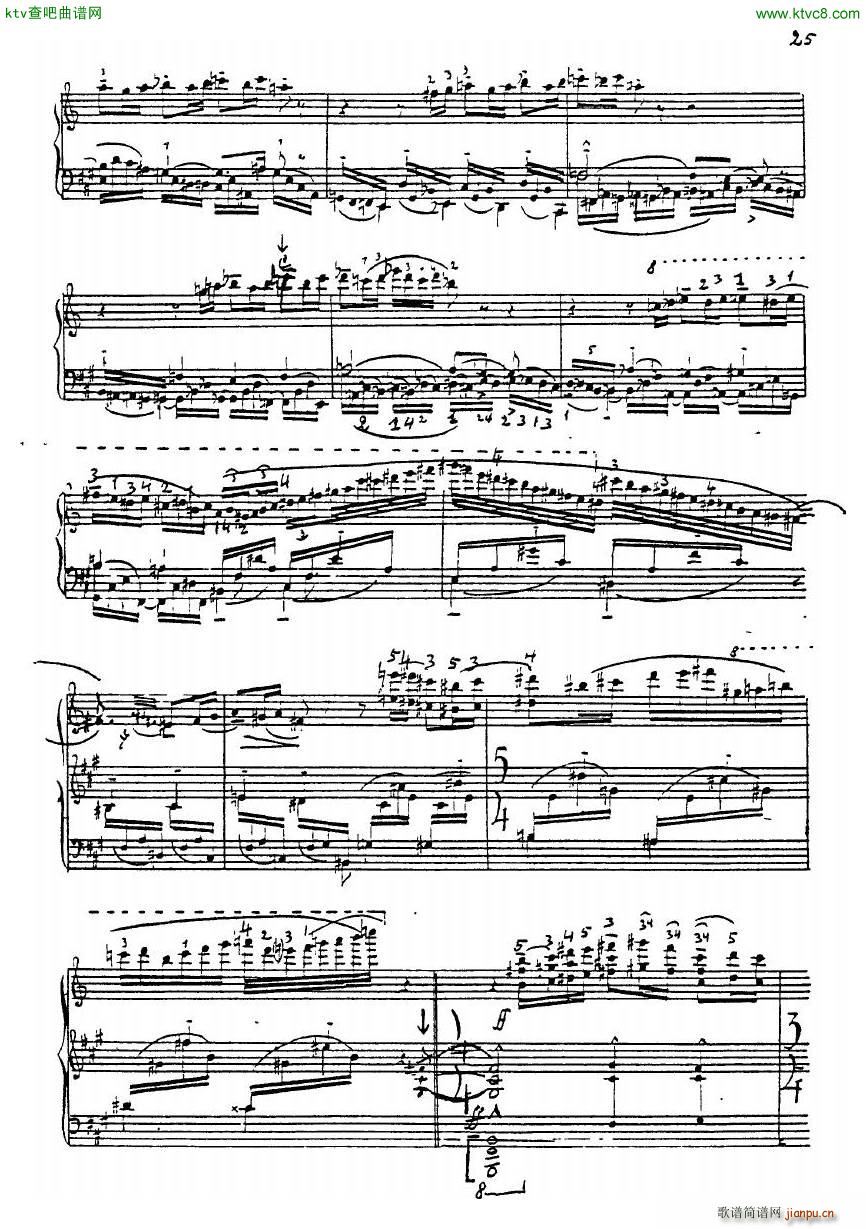 Eckhardt Grammate Sonata no 4(钢琴谱)26