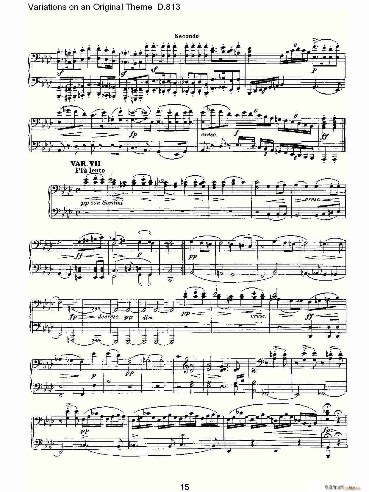 Variations on an Original Theme D.813(十字及以上)15