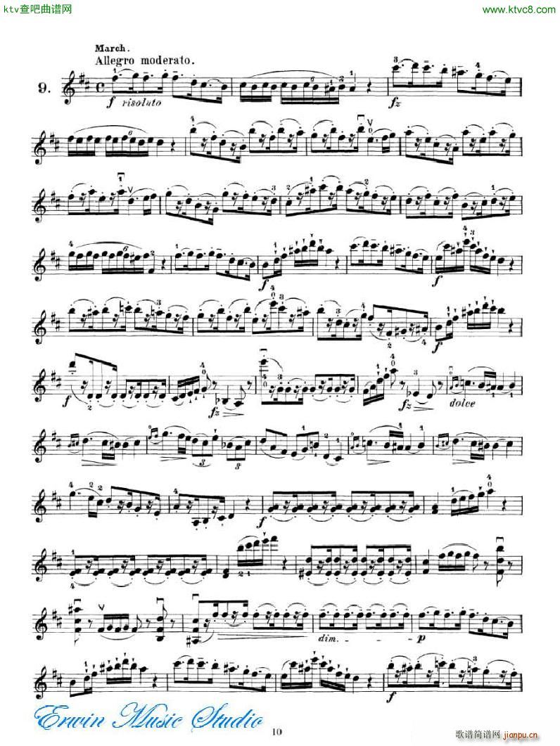 马扎斯 75首渐进式旋律练习 图书1 30首专门练习 01 20(十字及以上)10