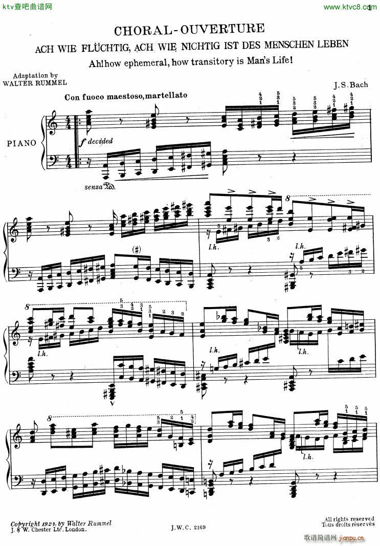 Bach Rummel Transcriptions(钢琴谱)9