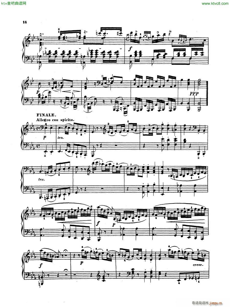 Hummel Sonata No 2 Op 13(钢琴谱)13