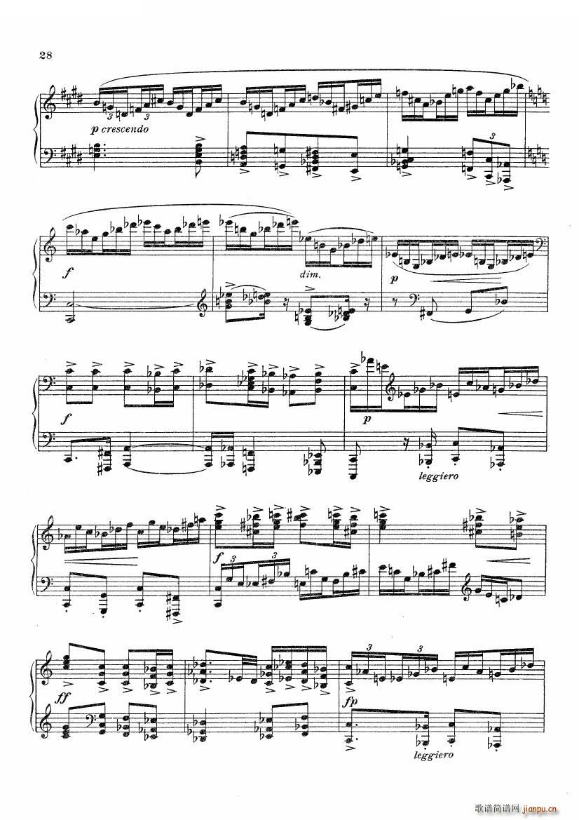 Bax Sonata No 3 Sonata No 3(十字及以上)27