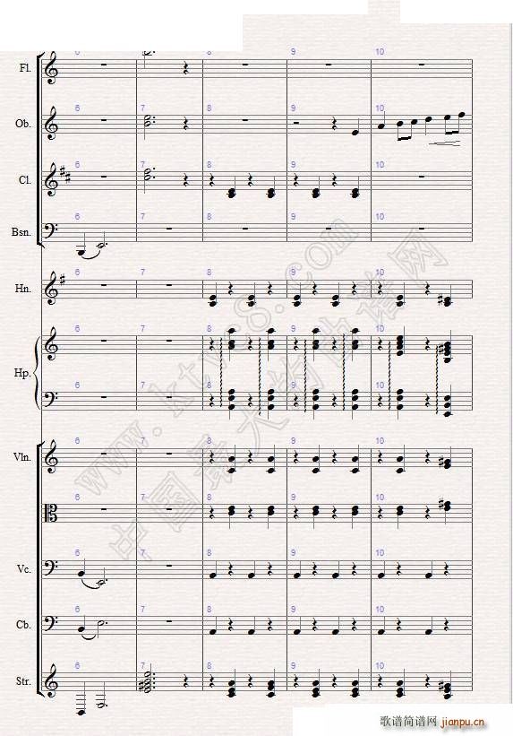 苏尔维格之歌 管弦乐(总谱)3