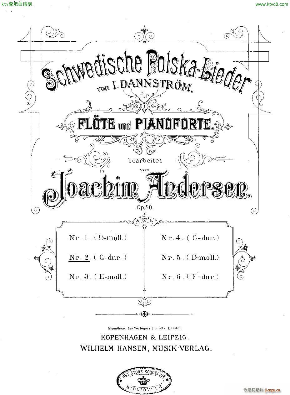 Andersen op 50 Schwedische Polska Lieder(钢琴谱)5