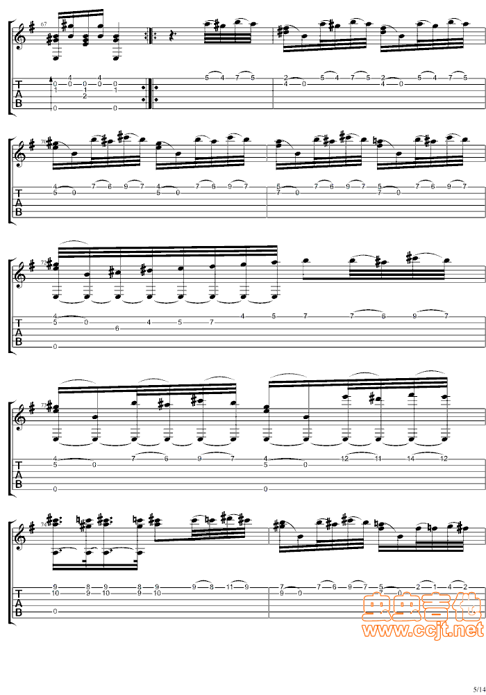 魔笛主题变奏曲-完整版(笛箫谱)5