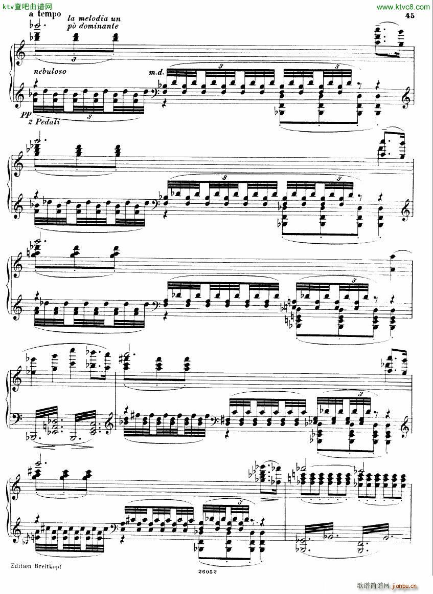 Busoni 1 Elegy No 6(钢琴谱)7