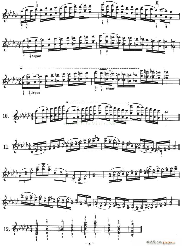 bG大调(四字歌谱)6