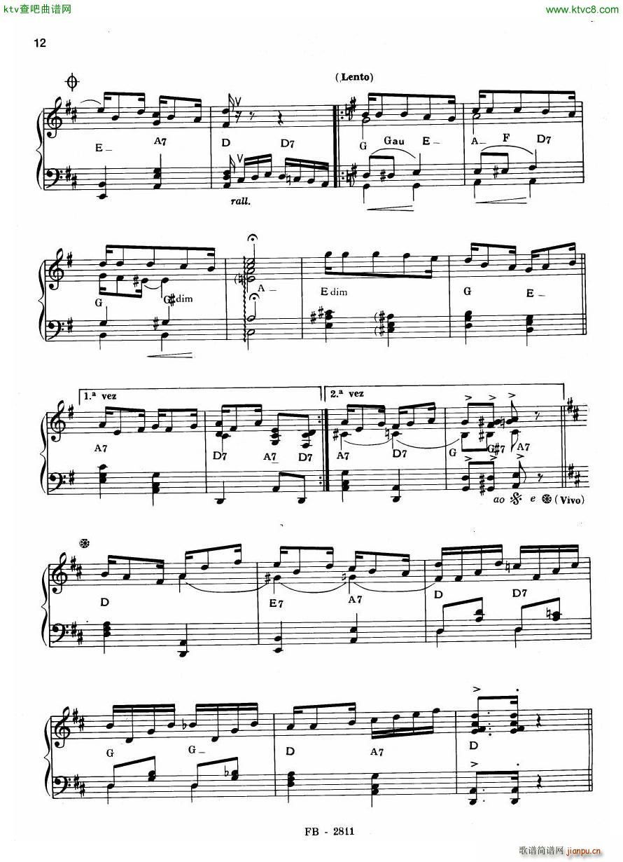 Centenário do Choro Vol 1 20 Choros Para Piano(钢琴谱)10