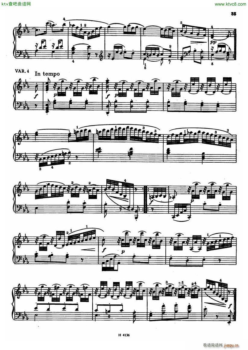 Czech piano variations from 18th century(钢琴谱)23