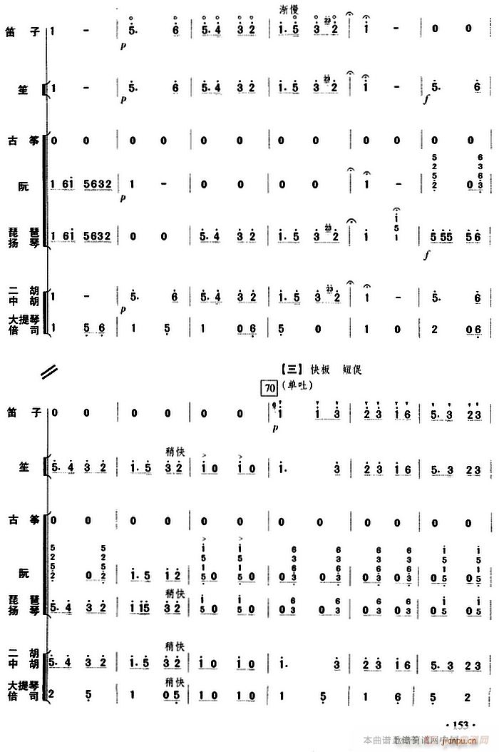 荷花赞 乐队(总谱)6