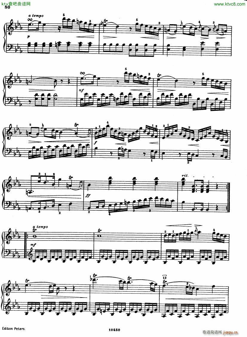 Bach JC op 17 no 3 Sonata(钢琴谱)3